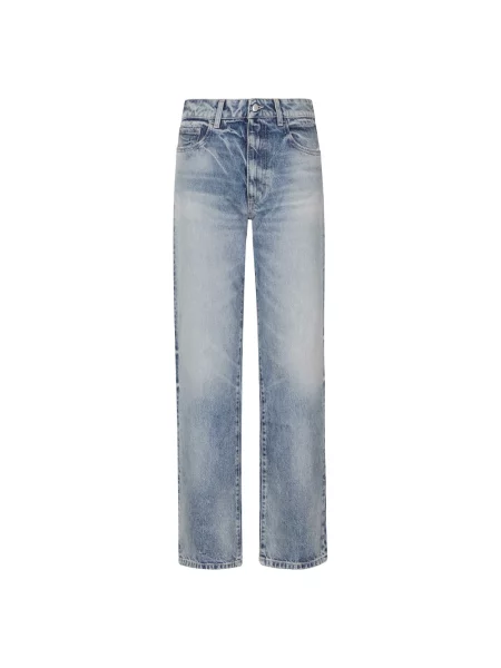 Jeansy straight leg Icon Denim niebieskie