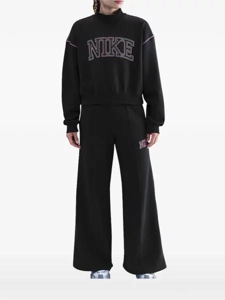 Tricou Nike cu imagine plasă cu talie înaltă albastru
