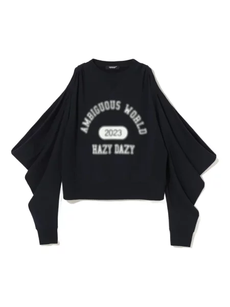 Hanorac Undercover cu imagine drapat albastru