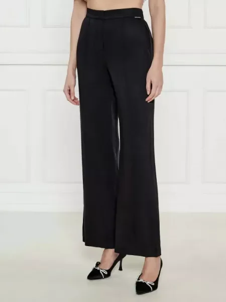 Karl Lagerfeld Pantaloni EVERYDAY | flare fit negru