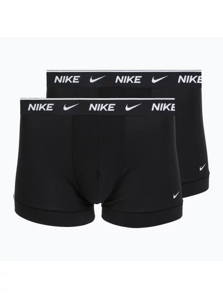 Boxeri pentru bărbați Nike Essential Cotton Stretch Trunk Black negru