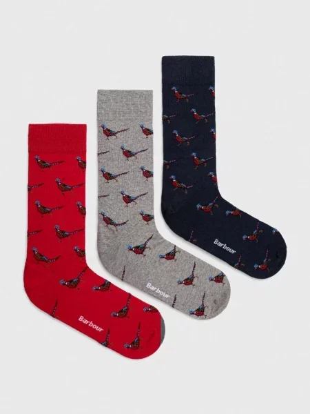 Barbour șosete pentru bărbați pachet de 3