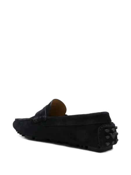 Σκαρπινια Emporio Armani σουέντ μπλε