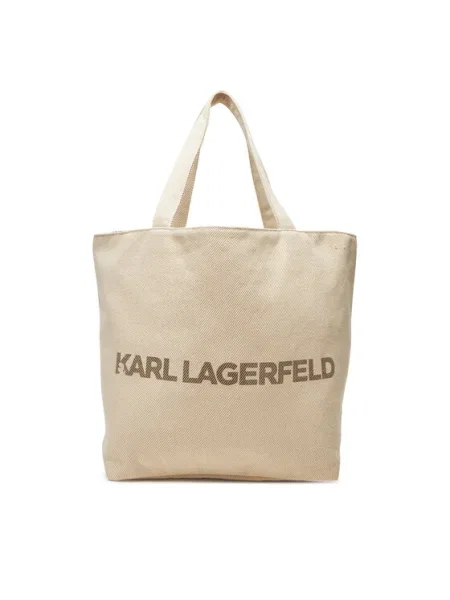 Чанта с две лица Karl Lagerfeld бежово