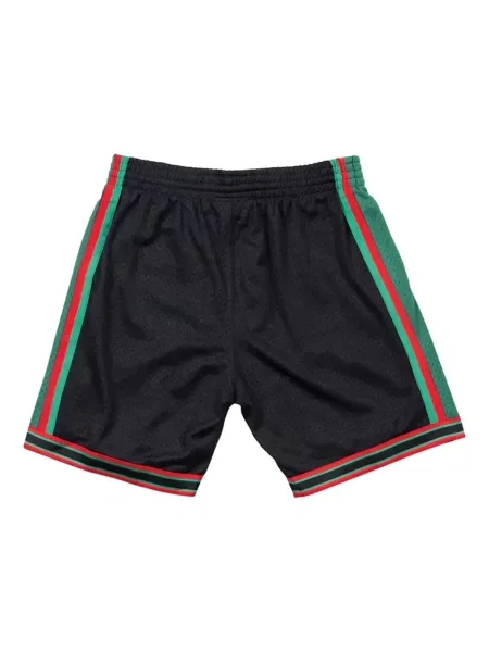 Pantaloni scurți Mitchell & Ness cu autograf negru