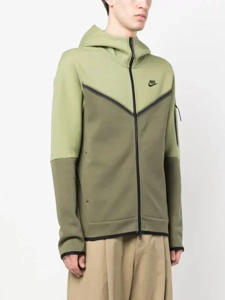 Kratke hlače Nike od flisa s vezom zelena