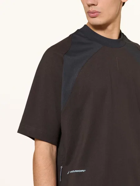 Adidas Tričko Hermanos Koumori tmavě hnědá / tmavě šedá