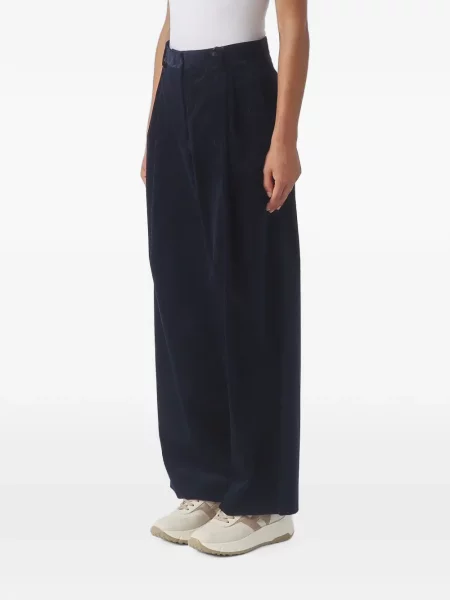 Pantaloni 's Max Mara de catifea cord albastru