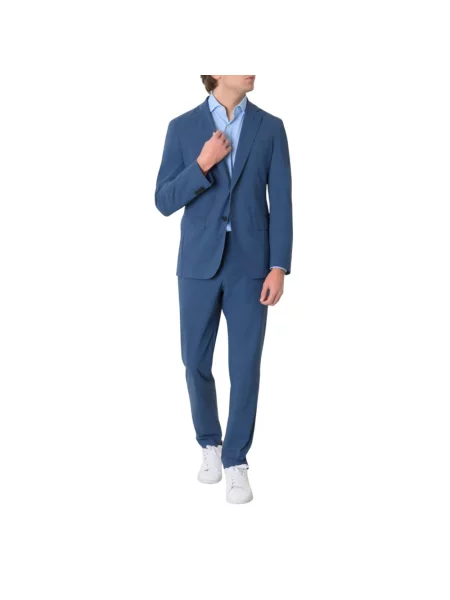 Garnitur Hugo Boss softshell elegancki niebieski
