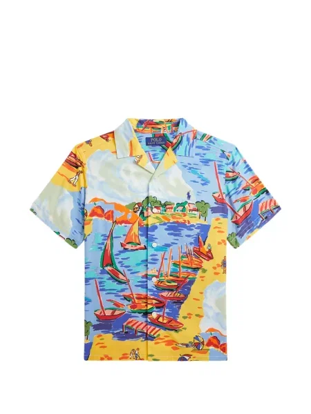 Dětska košile Polo Ralph Lauren žlutá