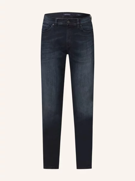 Strokesman's Džíny Slim Fit blue black černé