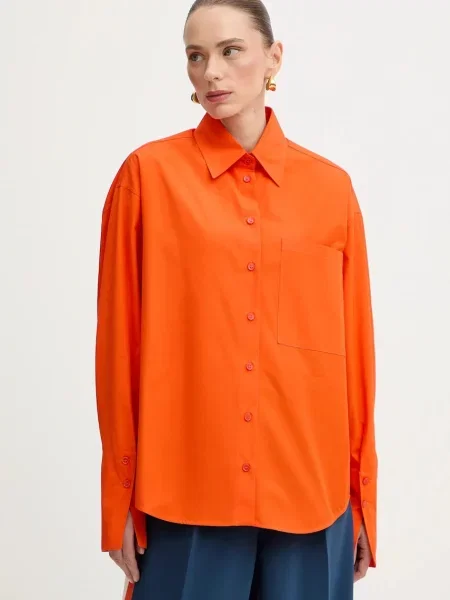 Patrizia Pepe cămașă din portocaliu