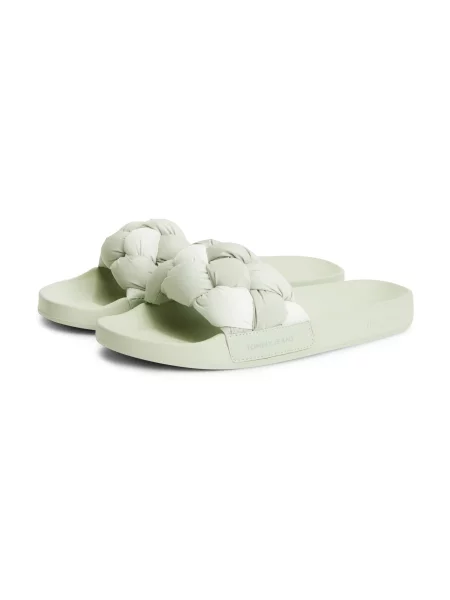 Tommy Jeans Saboți deschis verde