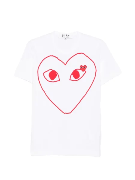 Tričko Comme Des Garçons Play biela