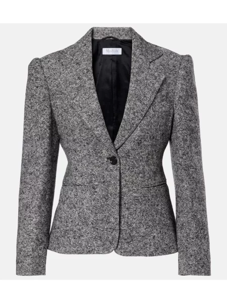 Sacou Max Mara de lână gri