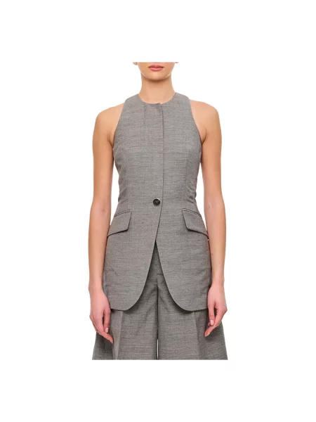 Kamizelka Durazzi Milano wełniana szara