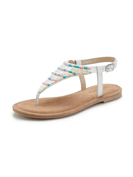 LASCANA Flip-flops albastru aqua / roz perlat alb