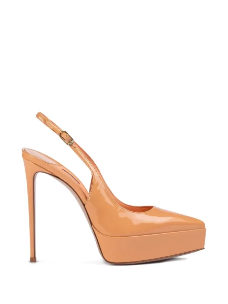 Pantofi cu toc Le Silla slingback portocaliu