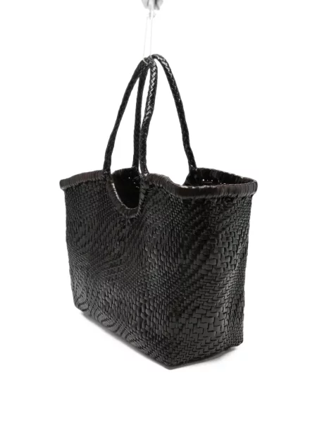 Geantă shopper Dragon Diffusion din piele maro