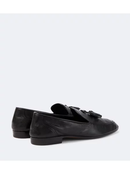 Pantofi loafer The Row din piele negru