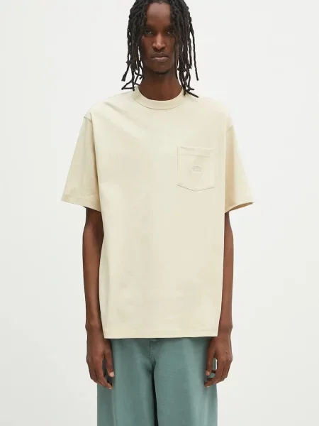 The North Face kratka majica The North Face Dome Relaxed Pocket bež