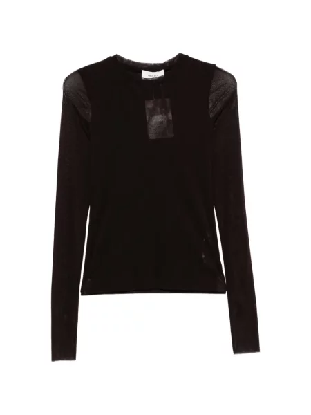 Lung tricou Meimeij maro