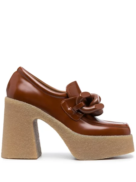 Полуотворени обувки Stella Mccartney кафяво