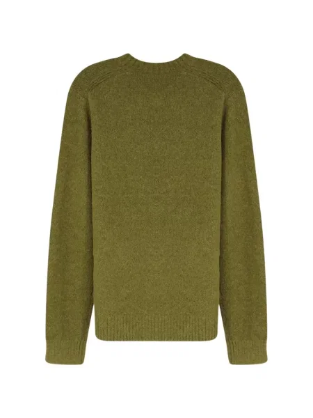 Pulover Vince cu decolteu rotund verde