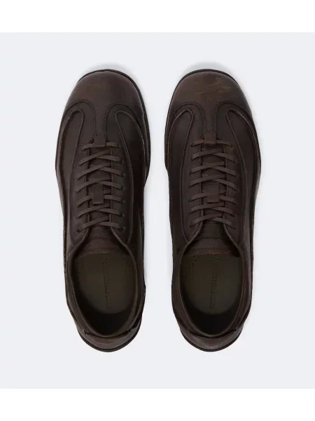 Sneakerși Kiko Kostadinov din piele maro