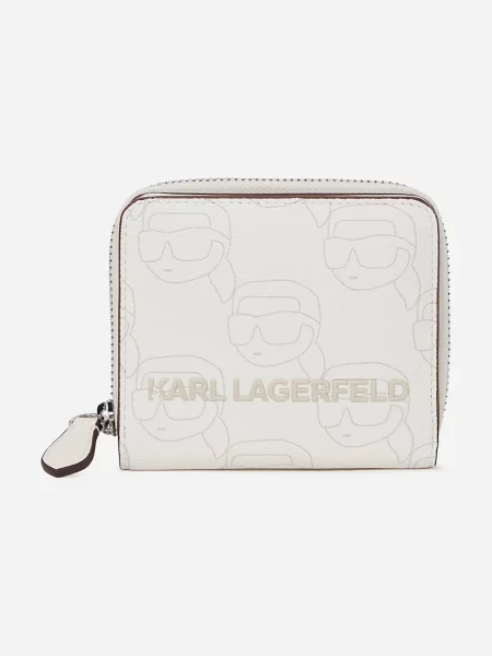 Портмоне Karl Lagerfeld дамски бяло