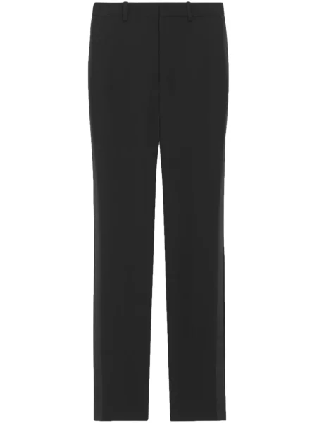Pantaloni Saint Laurent de lână negru