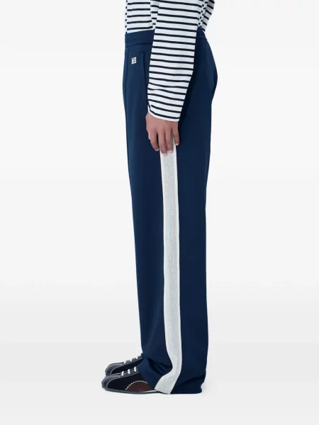 Talie pantaloni Wales Bonner cu dungi albastru