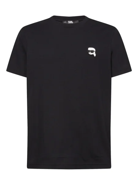 Karl Lagerfeld Tricou bej / negru alb