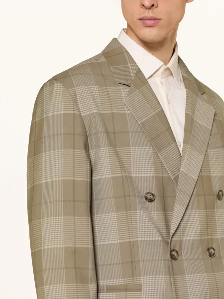 Hugo Sako Kano Modern Fit / režná / černošedá béžová