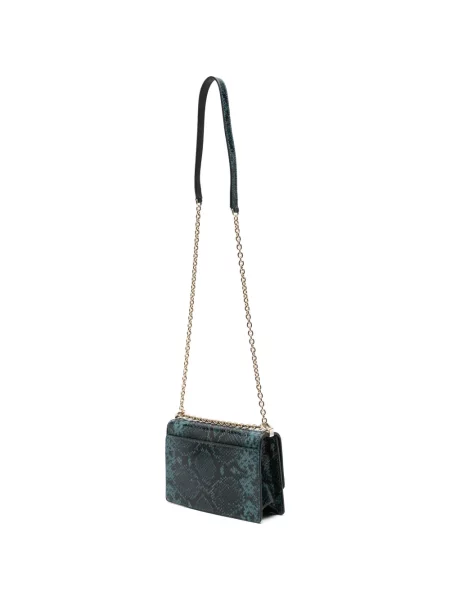 Чанта Furla с принт със змийски принт синьо