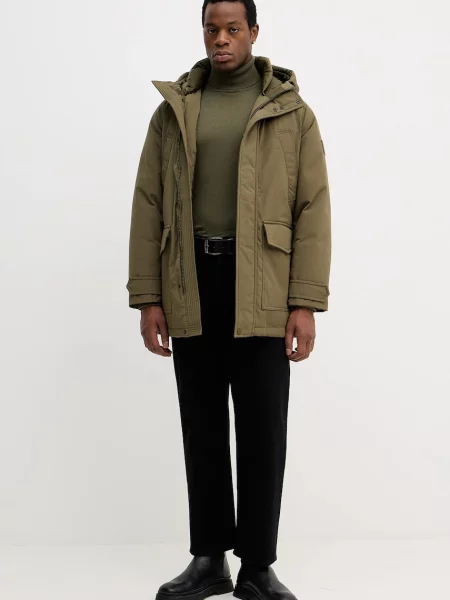 Tommy Hilfiger geacă de puf verde