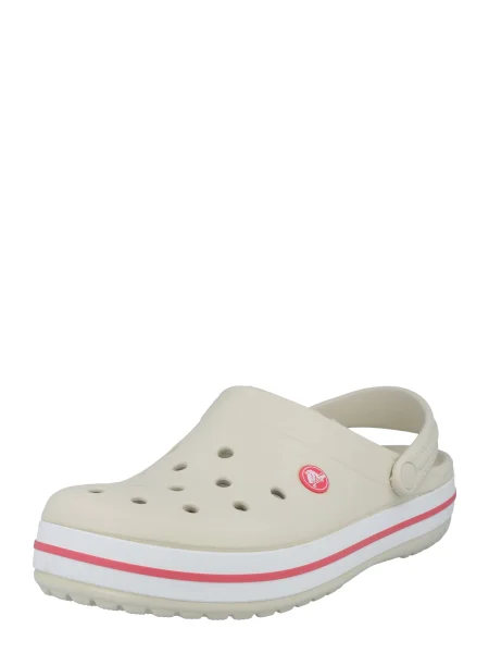 Crocs Șlapi Crocband Bej alb
