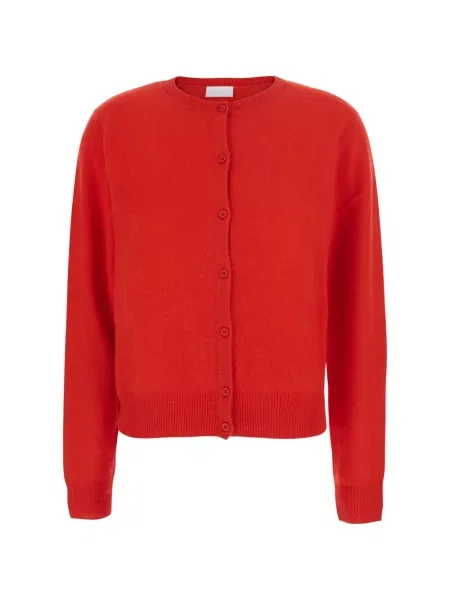 Cardigan Solocascmir tricotate roșu