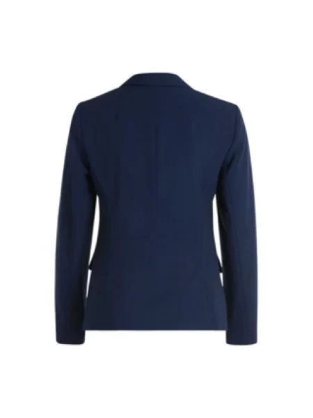 Marynarka Betty & Co klasyczna w jednolitym kolorze niebieska