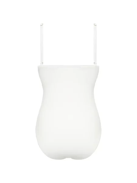 Warstwowy pierścionek Michael Michael Kors na jednym ramieniu garniturowy biały