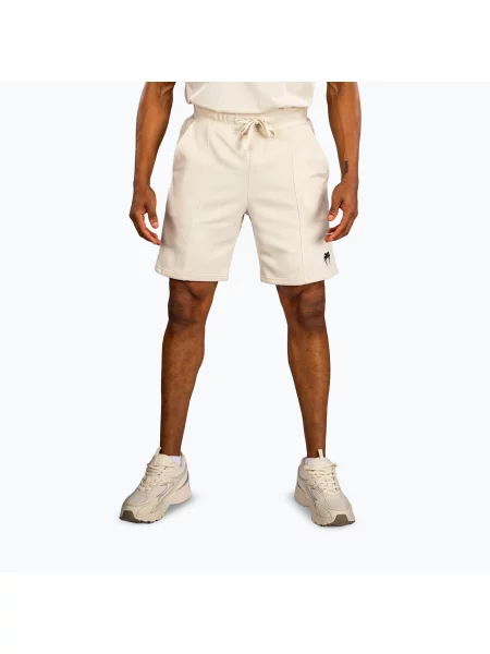 Pantaloni scurți pentru bărbați Venum Contender Fleece Cotton Off White alb