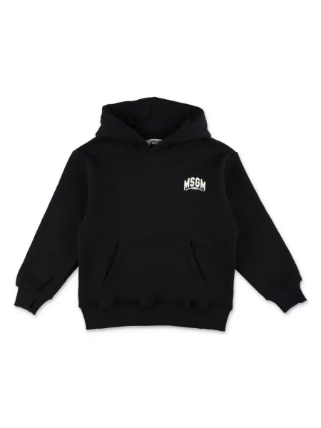 Bluza z kapturem dziecięca Msgm czarna
