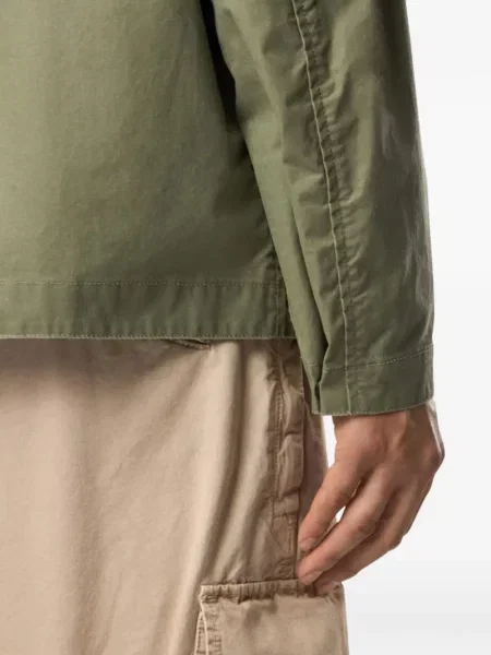 Jachetă cămașă Stone Island cu strasuri verde