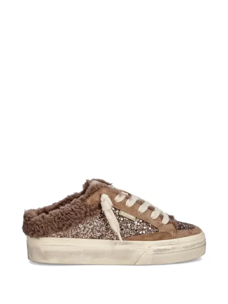 Chiloți Crime London cu platformă slip-on maro