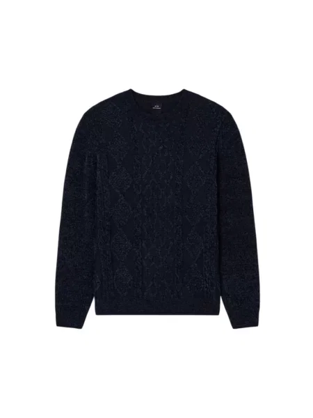 Sweter Armani Exchange niebieski