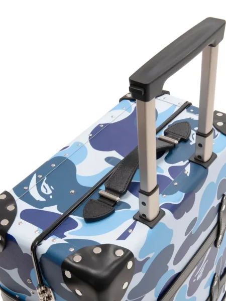 Valiză A Bathing Ape® cu model camuflaj albastru