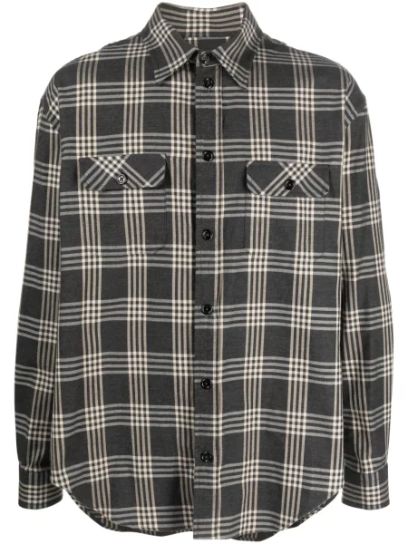 Košulja 1989 Studio karirana s printom siva