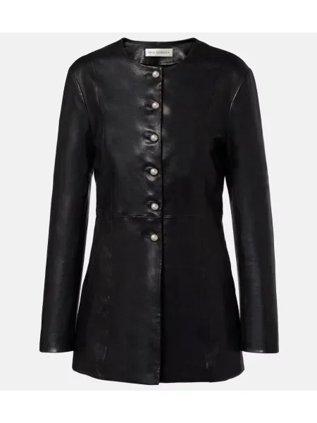 Geanta de piele Nour Hammour negru