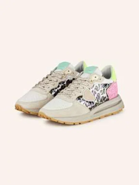 Buty do biegania Philippe Model zamszowe do biegania białe