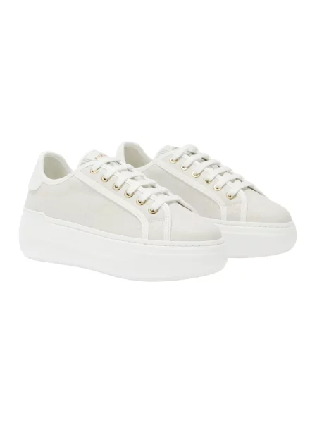 Sneakersy Furla skórzane beżowe